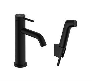 Hansgrohe Tecturis S vandhane 110 m/ med bidettebruser & 160 cm bruserslange i mat sort